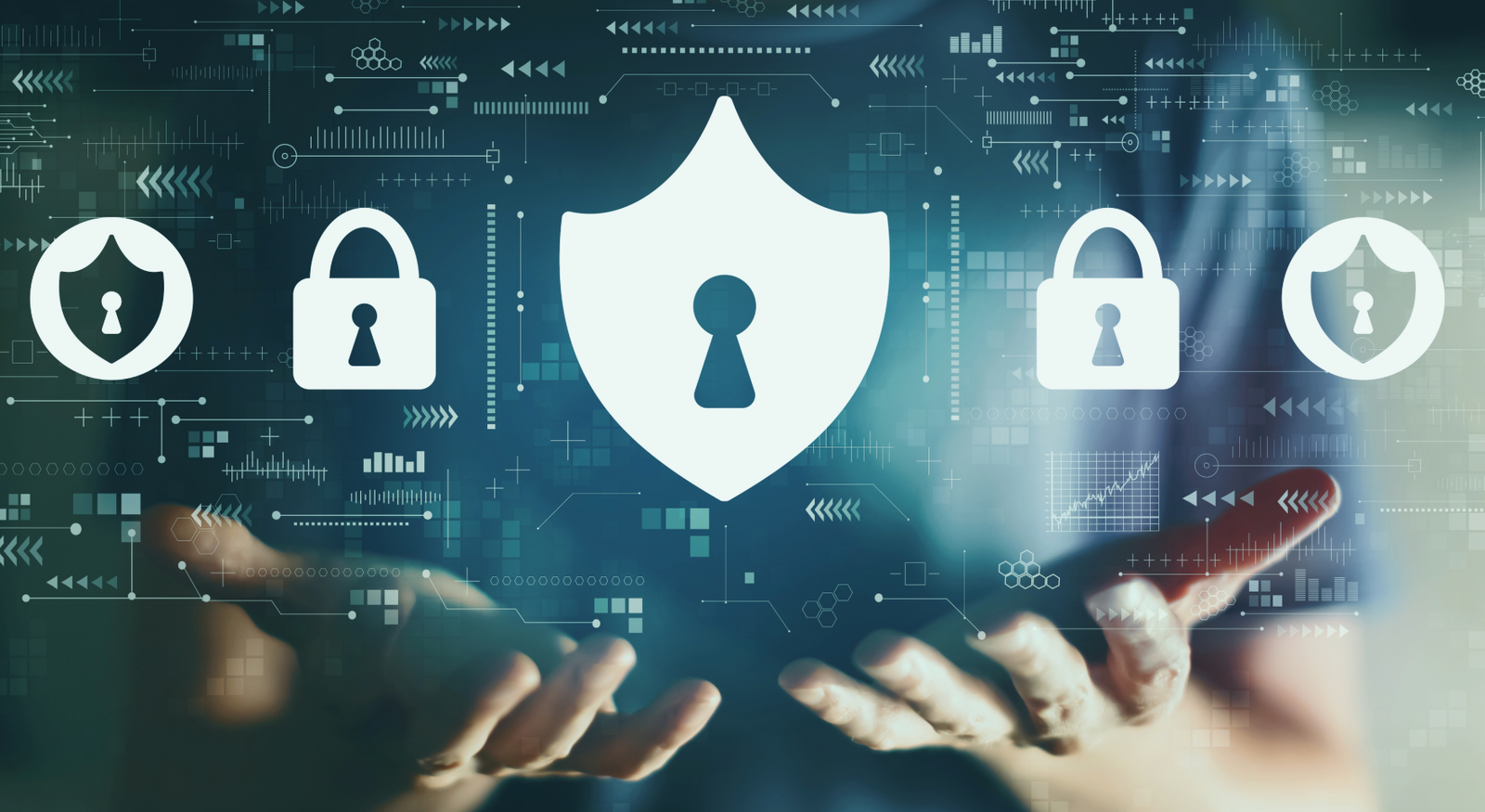 Cybersecurity and firewall protection concept